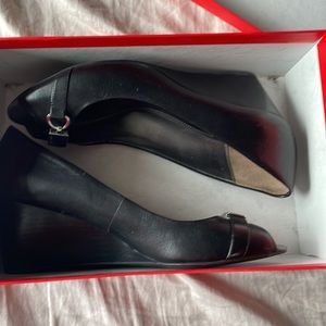 woman’s coach wedges